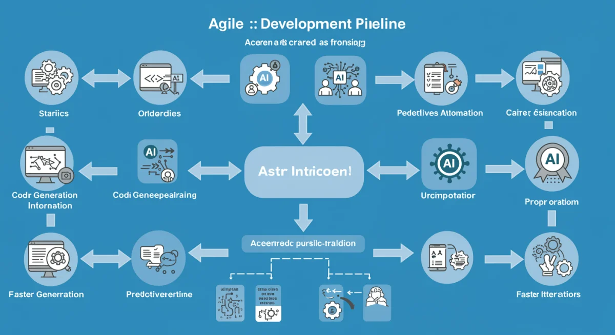 AI streamlining agile software development pipeline