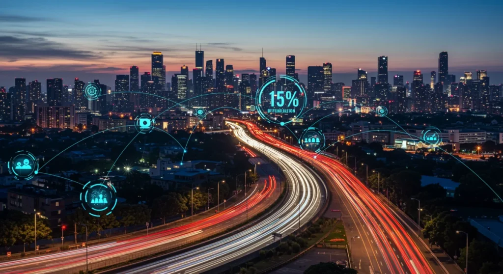 AI in Urban Planning: 15% Traffic Flow Optimization by 2025
