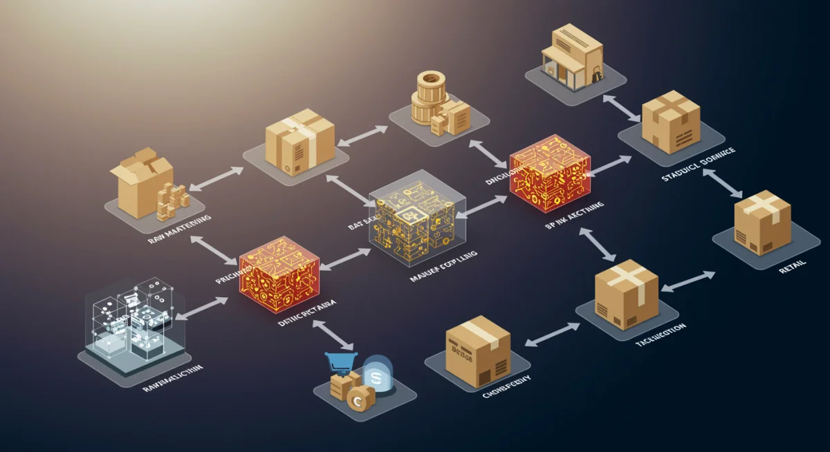 Secure supply chain powered by blockchain technology