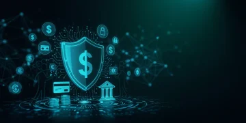 AI-powered digital shield protecting U.S. financial institutions from fraud
