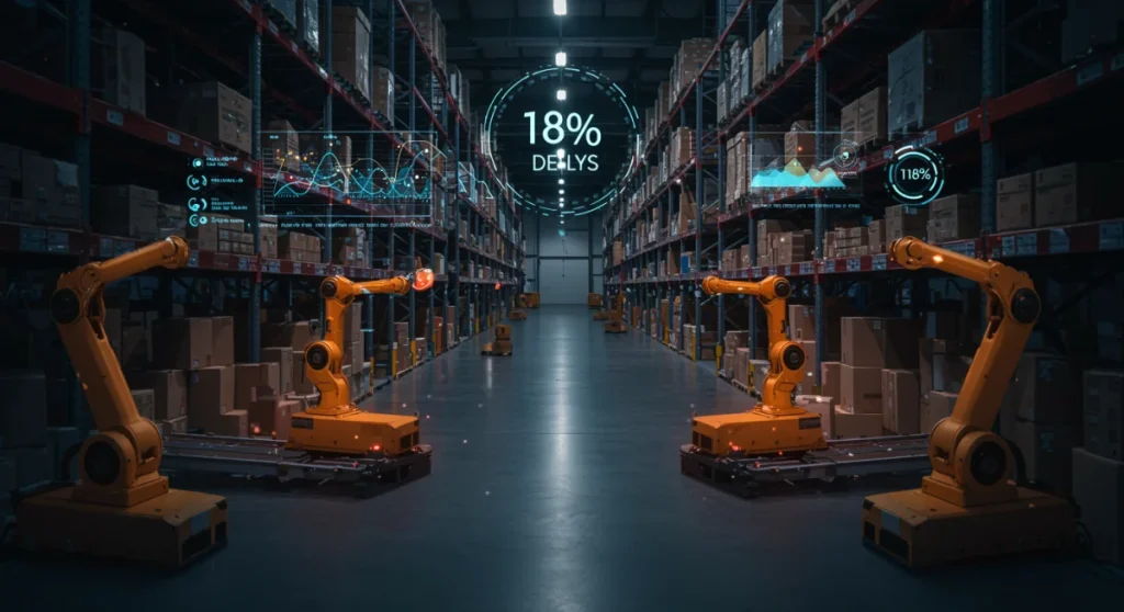 AI for Supply Chains: 18% Delay Reduction by 2026 in the U.S.