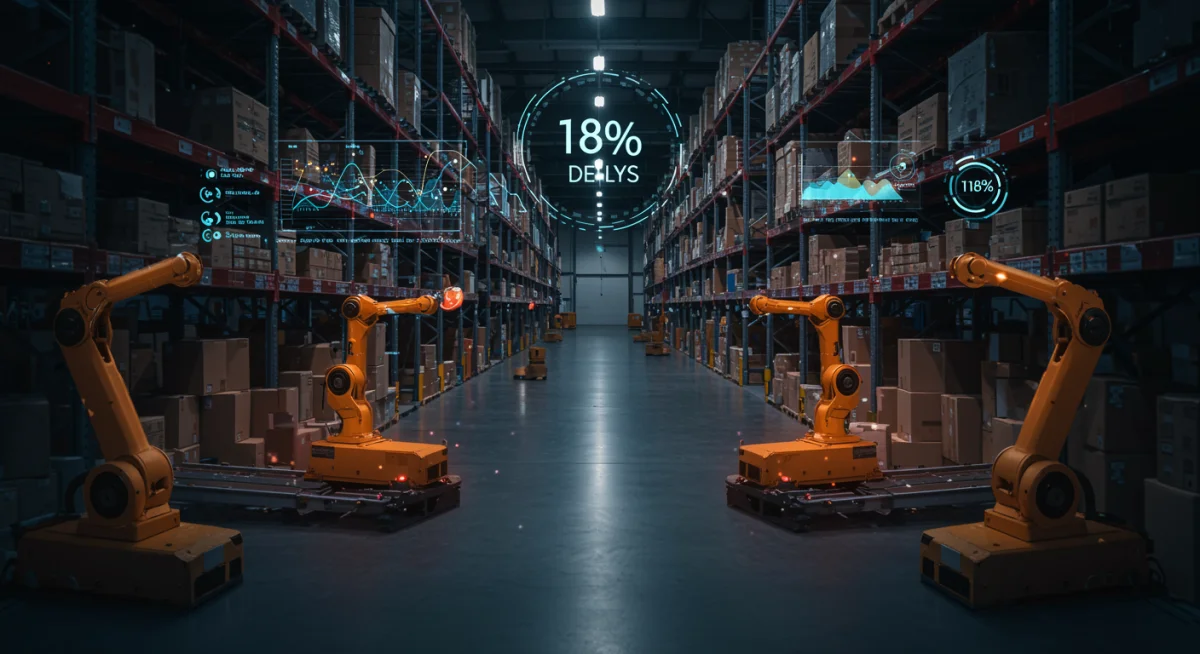 AI for Supply Chains: 18% Delay Reduction by 2026 in the U.S.