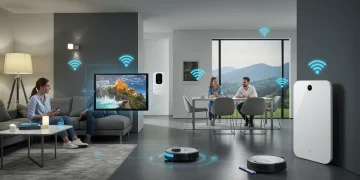 Smart Home Gadgets: 3-Month Review of US Innovations Integrated smart home technology in a modern living room setting