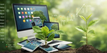 Sustainable gadgets and e-waste reduction with financial benefits