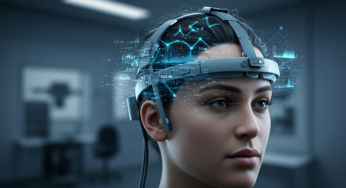 Non-invasive BCI headset demonstrating data integration in a research environment