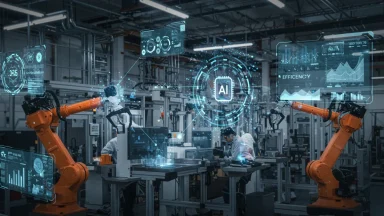 AI Revolution 2026: 5 Technologies Boosting US Industry Efficiency by 15%